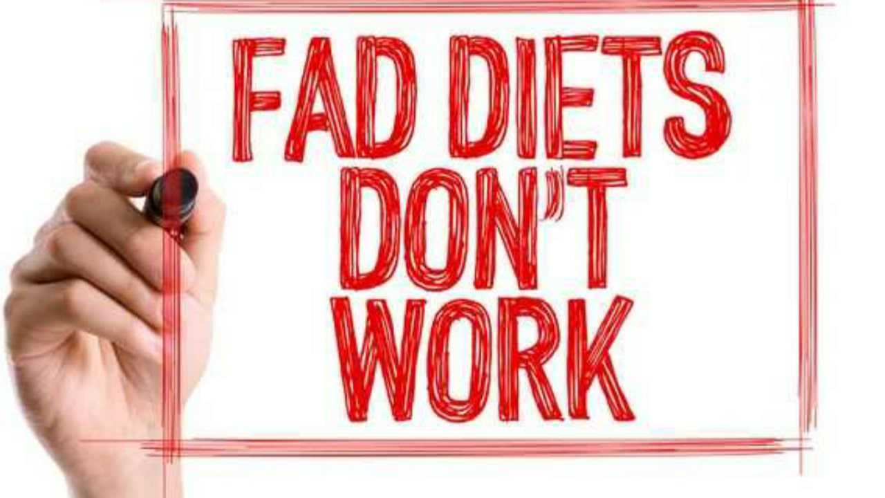 type of exercise for weight loss avoid fad diets