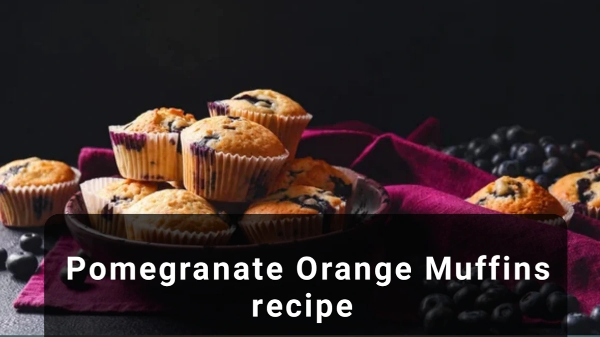 Pomegranate Orange Muffins
