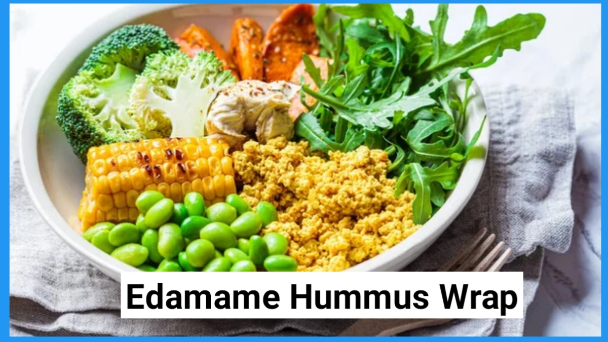 Edamame Hummus Wrap